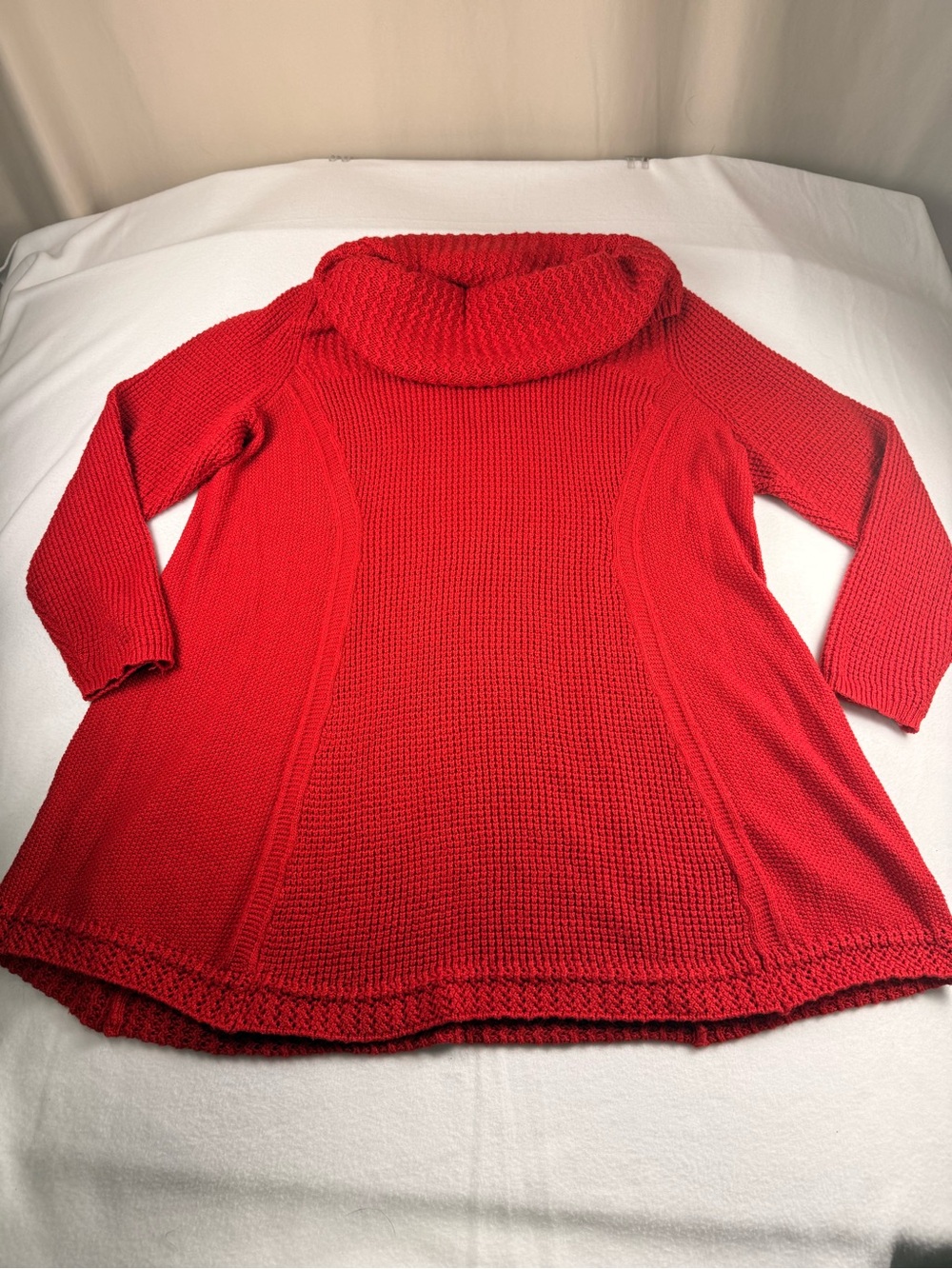 Style & Co. Bright Red Crewneck Sweater 321